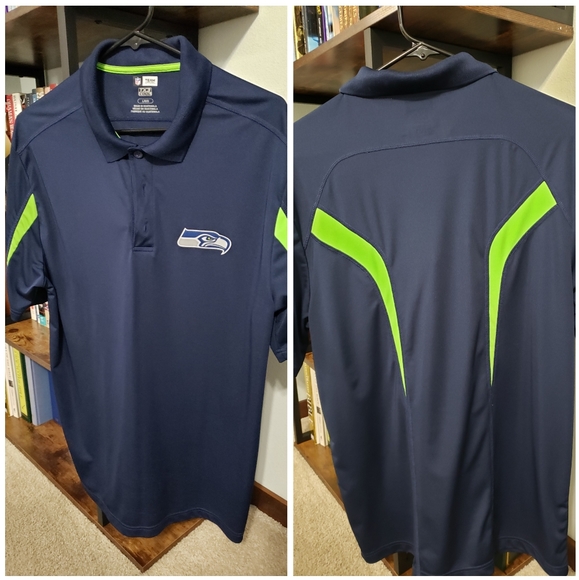 Mens NFL Seahawks polo shirt - Picture 1 of 2